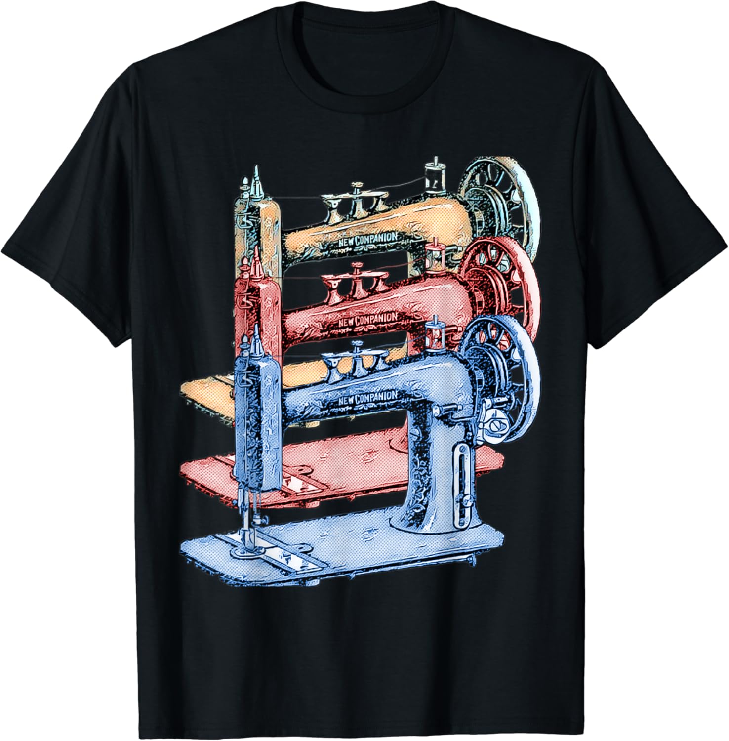 Vintage Retro Quilting Sewing Sew Machine Embroidery T